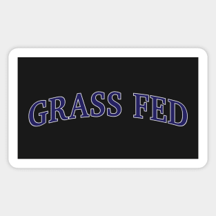 Grass Fed Federation Sticker